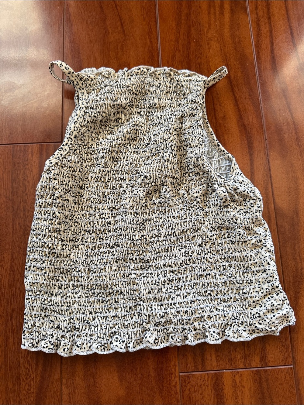 Leopard print tank top